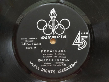 Rare Singapore Malay Irama Perindu Brunei  & DKAminah Psych Garage EP MEP475