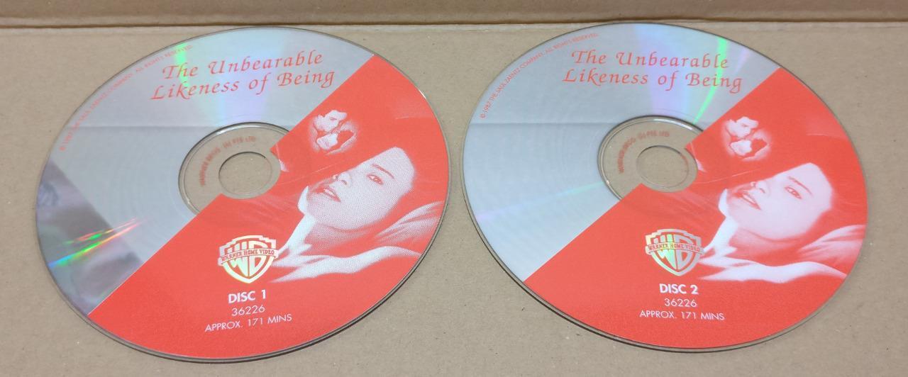 Movie The Unbearable Lightness Of Being Lena Olin Singapore 3x VCD FCS8299