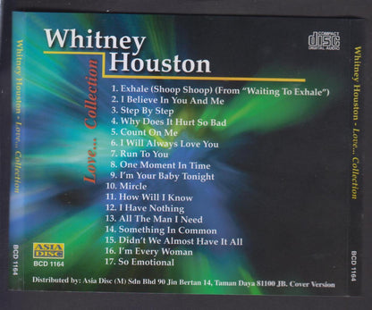 New & Unsealed Mega Rare Whitney Houston On Cover Malaysia CD FCS6932