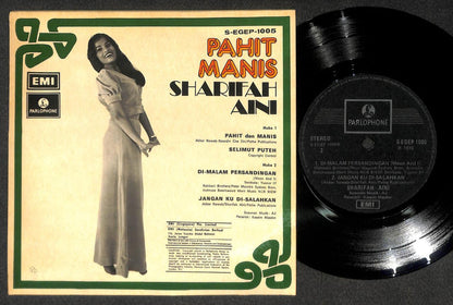 Mega Rare Singapore Malay Sharifah Aini 1972 Pahit Manis Singapore 7" EP MEP536