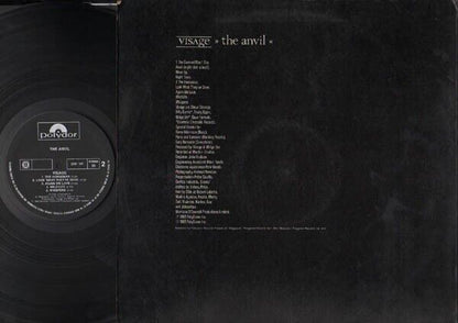 Visage The Anvil 1982 With A Poster Rare Polygram Asia 12" LP ELP1612