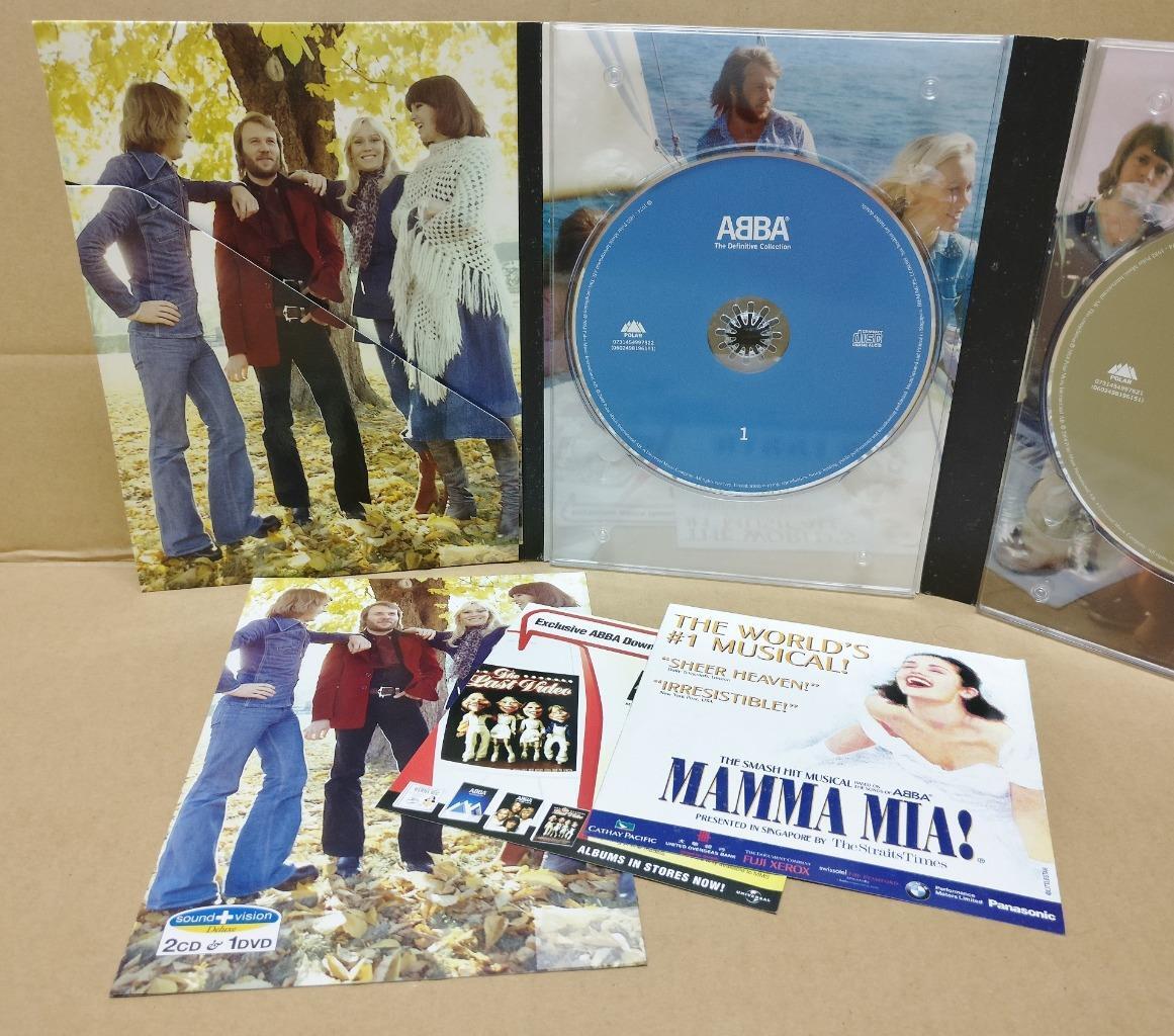 ABBA The Definitive Collection 2004 Mega Rare Singapore 2x CD + DVD FCBL099