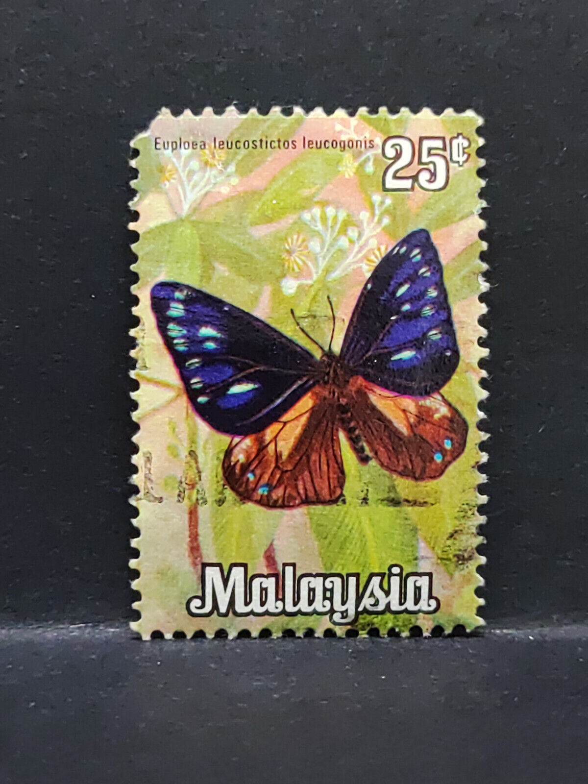 AMM68 Malaysia Butterfly 25 cents Used Stamp (SA059)