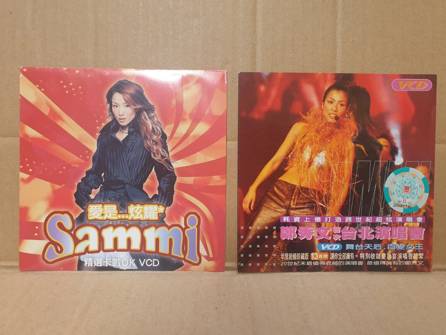 Sammi Cheng  郑秀文 鄭秀文 Chinese CD+(CD+VCD)+3xVCD, etc Set LOT Of 11 (FCS10351) L