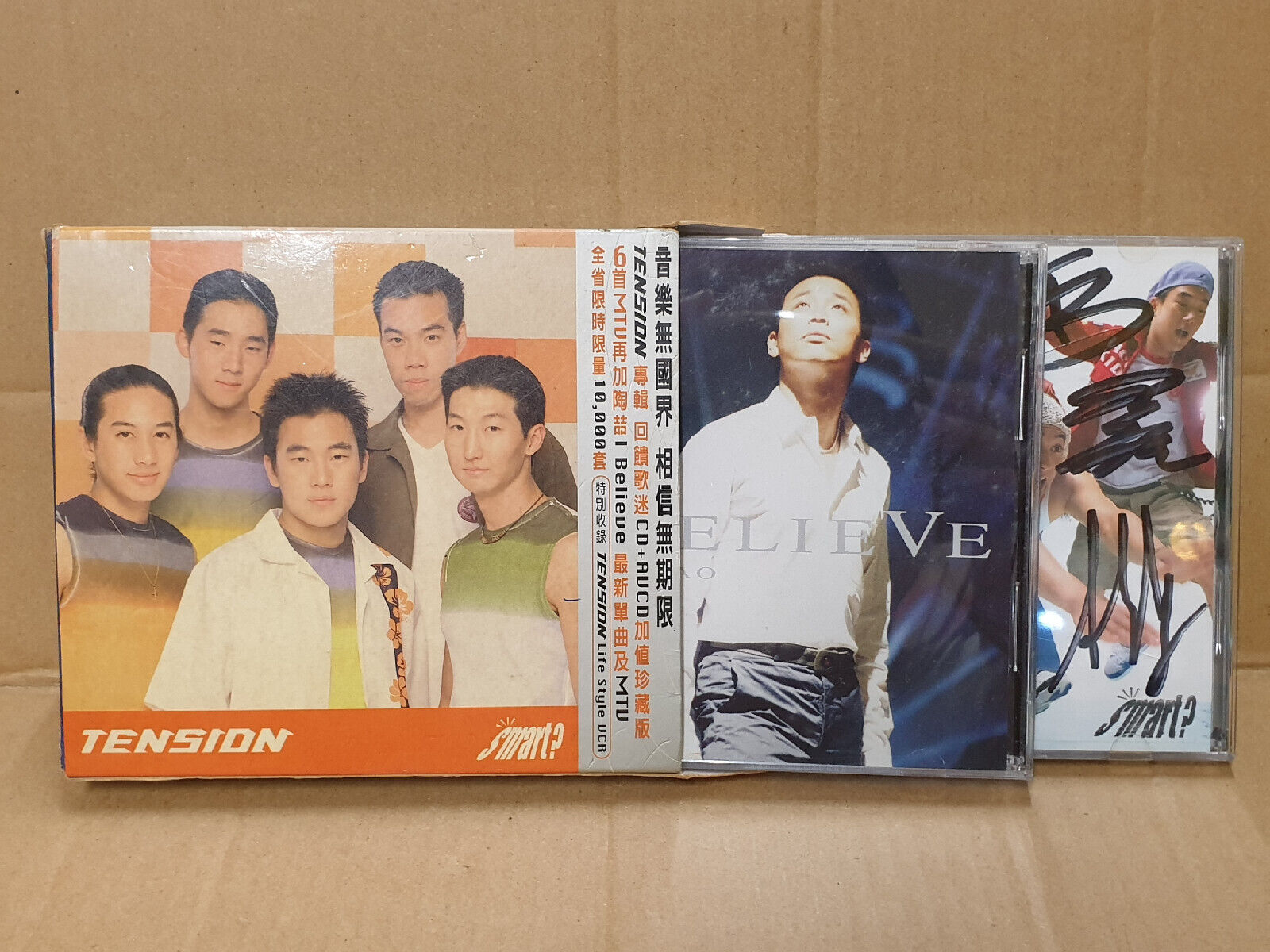 Taiwan David Tao 陶喆 & Tension Band Autograph Chinese Singapore 2x CD (FCB2542) E