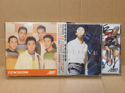 Taiwan David Tao 陶喆 & Tension Band Autograph Chinese Singapore 2x CD (FCB2542) E