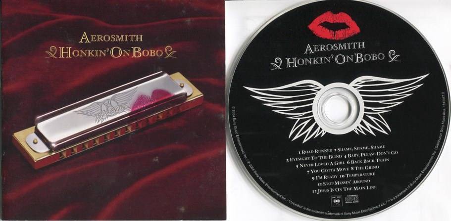 Aerosmith Honkin' On Bobo 2004 Sony Music Mega Rare Singapore CD FCS4986