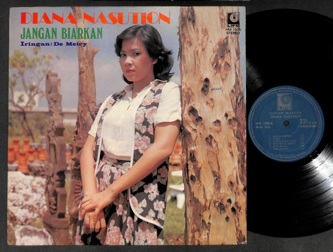 Malaysia  Malay Diva Diana Nasution & De Meicy Band Jangan Biarkan 12" LP MLP531