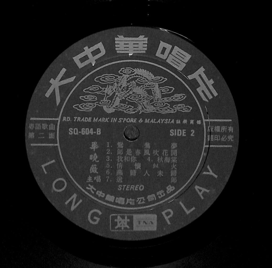 Singapore Bi Xiao Wei & Stylers Band 毕晓薇 燕归人未归 Chinese LP CLP5531