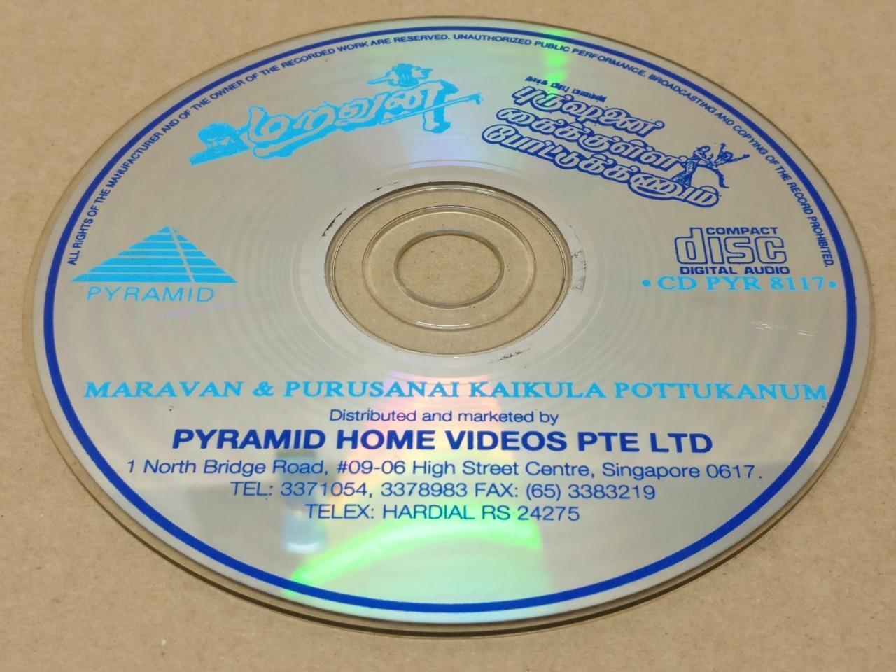 India Bollywood Taimil Movie OST Maravan Pyramid Singapore CD FCS9179