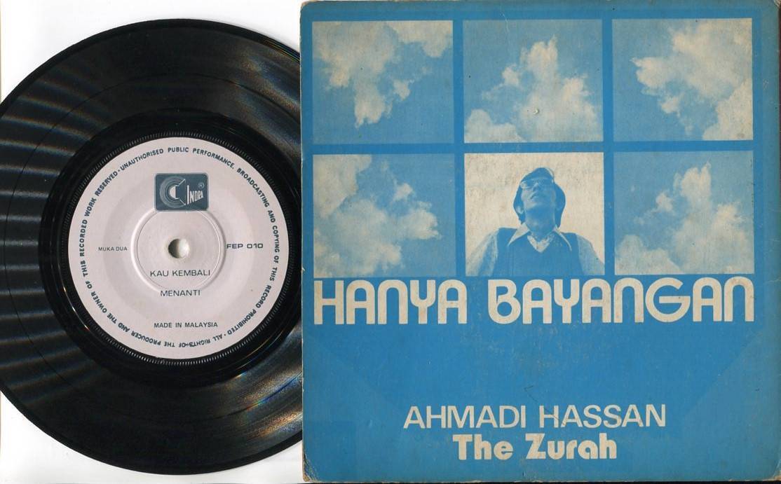 60's Malaysia Ahmadi Hassan & Mega Rare The Zurah Malay Band 7" EP MEP454