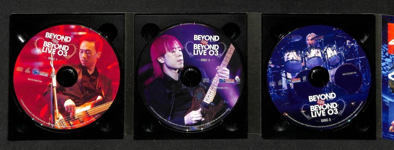Hong Kong Beyond Paul Wong Live 2003 Concert 黄家驹、黄贯中 Karaoke 3x VCD FCB1212