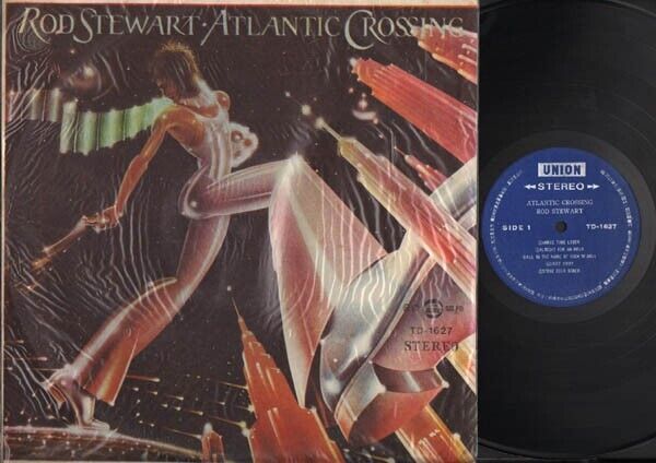 Rod Stewart Atlantic Crossing Rare Taiwan China Chinese Label LP NOT CD ELP1644