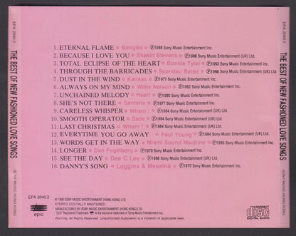 Love Songs Sade Wham Santana Paul Young 1990 Sony Hong Kong CD FCS6228