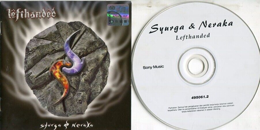 Mega Rare Malaysia Lefthanded Malay Rock Band Sony Music 1999 CD FCS2436