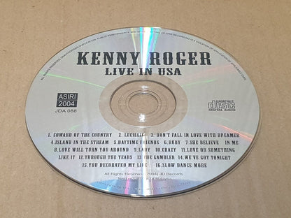 New & Unsealed Kenny Rogers Live In USA 2004 Malaysia English CD (FCS10208)