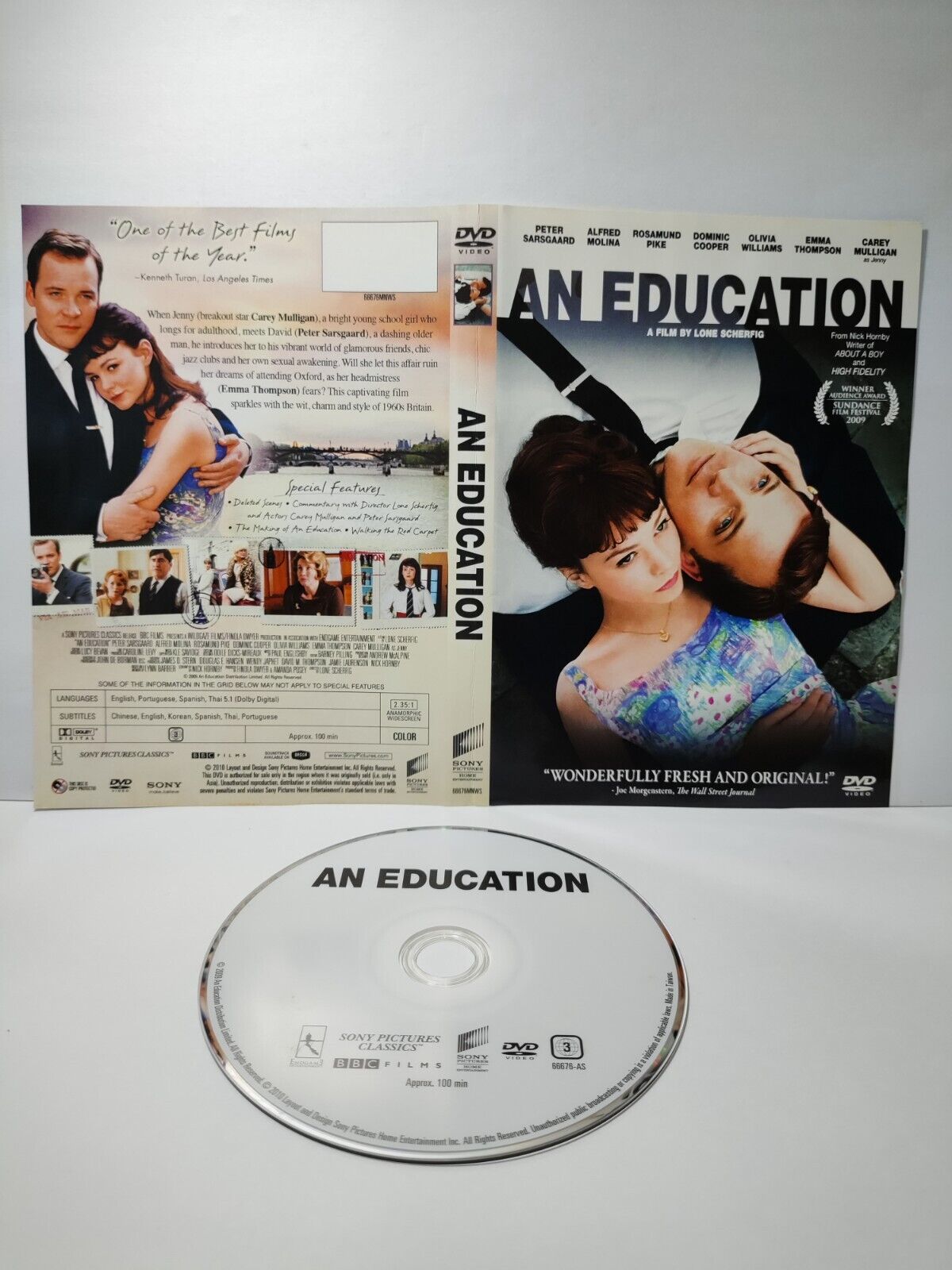 Movie An Education DVD Disc & Cover Region 3 (NO Case) (DC010)