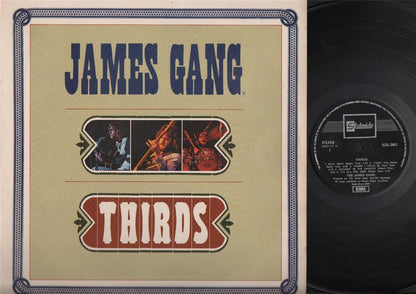 James Gang Dale Peters Joe Walsh Jim Fox Thirds Rare EMI Singapore 12" ELP1734