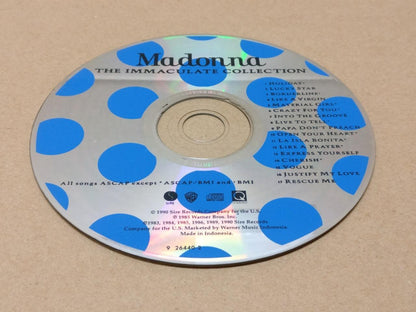 Madonna The Immaculate Collection 1990 Mega Rare Indonesia CD FCS8691