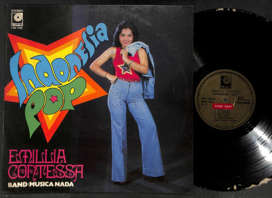 Indonesia Emillia Contessa & Musica Nada Band Psych Garage Malay 12" LP MLP487