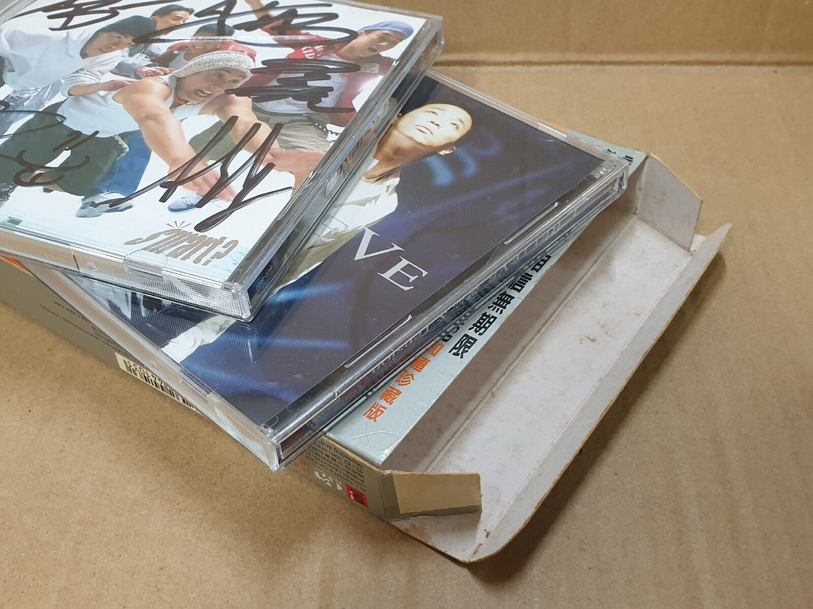 Taiwan David Tao 陶喆 & Tension Band Autograph Chinese Singapore 2x CD (FCB2542) E