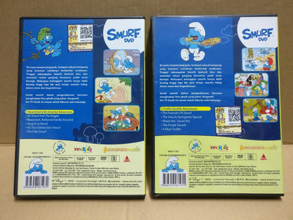 The SMURFS Cartoon Animation Series Rare Malaysia Edition English 6x DVD FCB1794