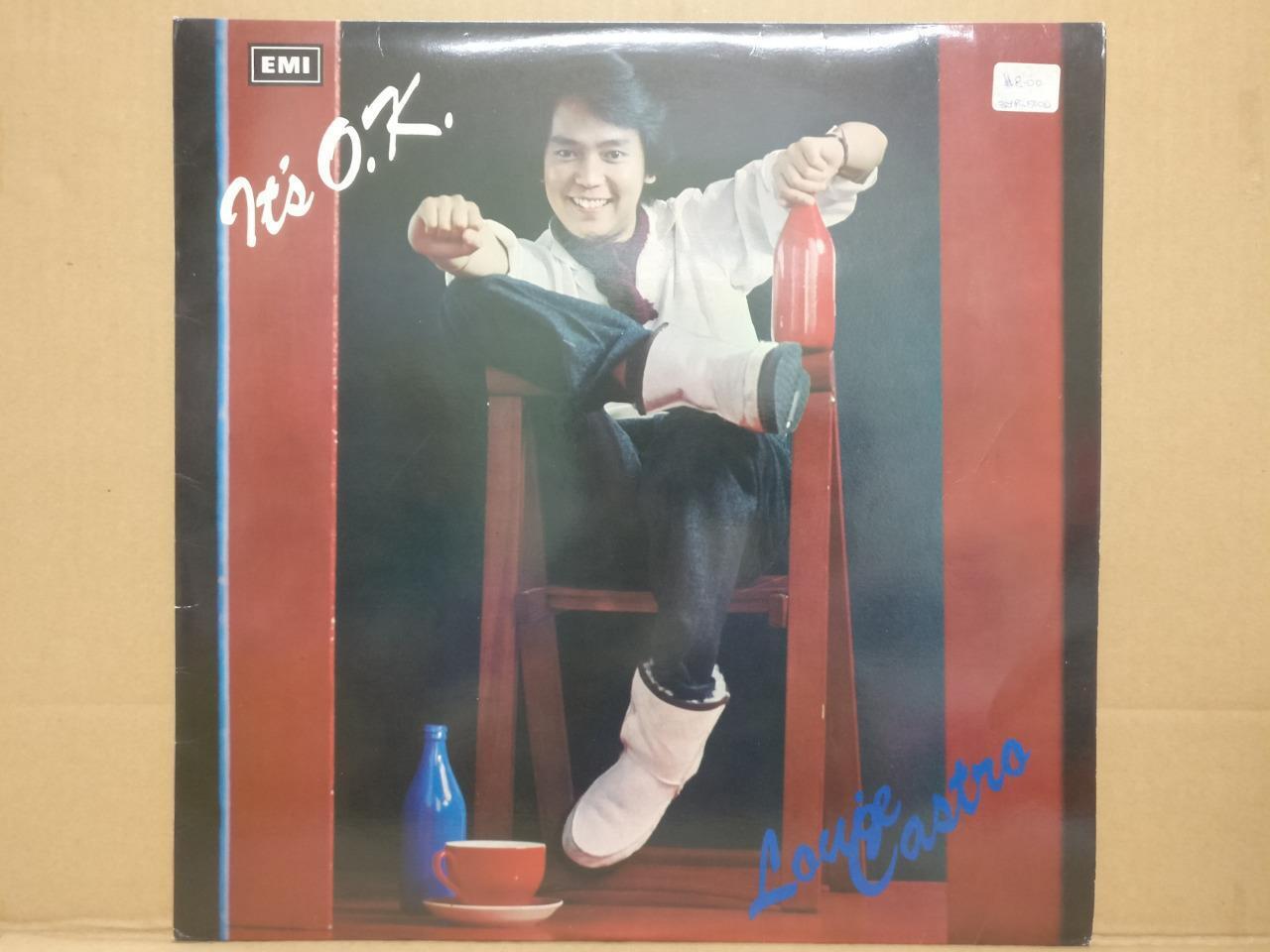 Rare Hong Kong Louis Castro 贾思乐 It's OK YMCA EMI Singapore English LP CLP5513