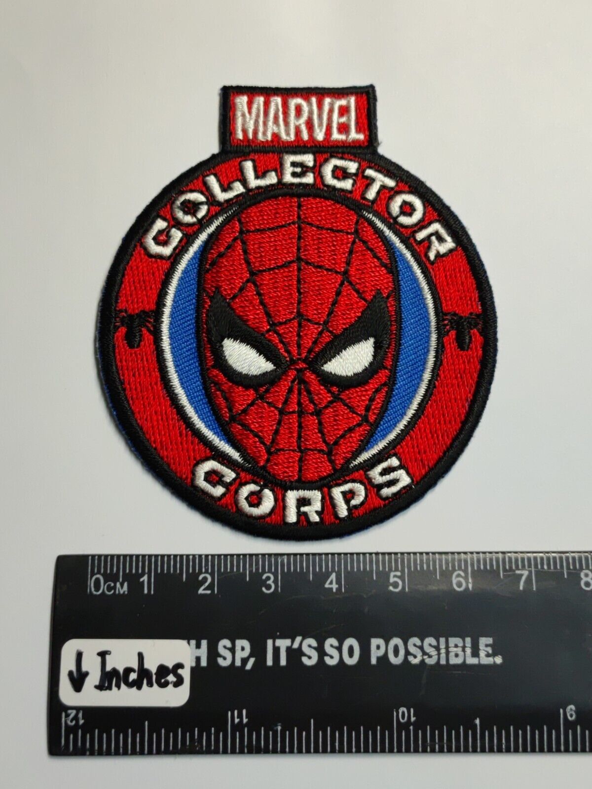 AMM68 MARVEL FUNKO SPIDERMAN COLLECTOR CORPS IRON ON SEWING CLOTH PATCH (JF035)