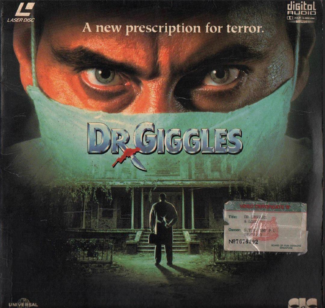 Terror Movie Dr, Giggles Larry Drake 1992 Mega Rare Japan LD Laserdisc LD899
