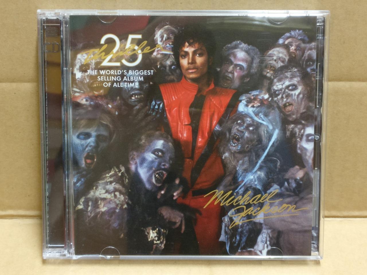 Michael Jackson MJ Thriller 2008 Mega Rare Singapore Gold CD + DVD FCB1983