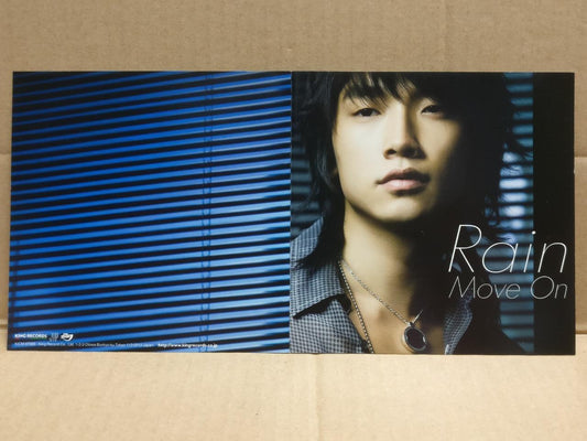 KPOP Korean Rain Move On OBI 2006 Rare Japan Edition PSP Advert CD + DVD FCS9537