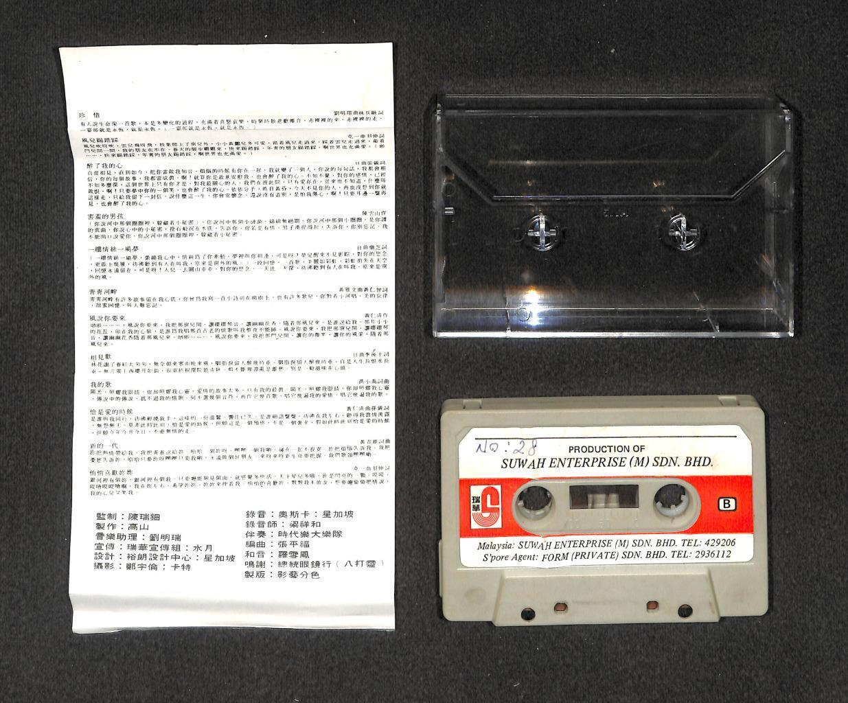 Malaysia Lee Lan Fong & Stylers Band 李岚风 1982 Singapore Cassette 卡帶 磁帶  CS2025