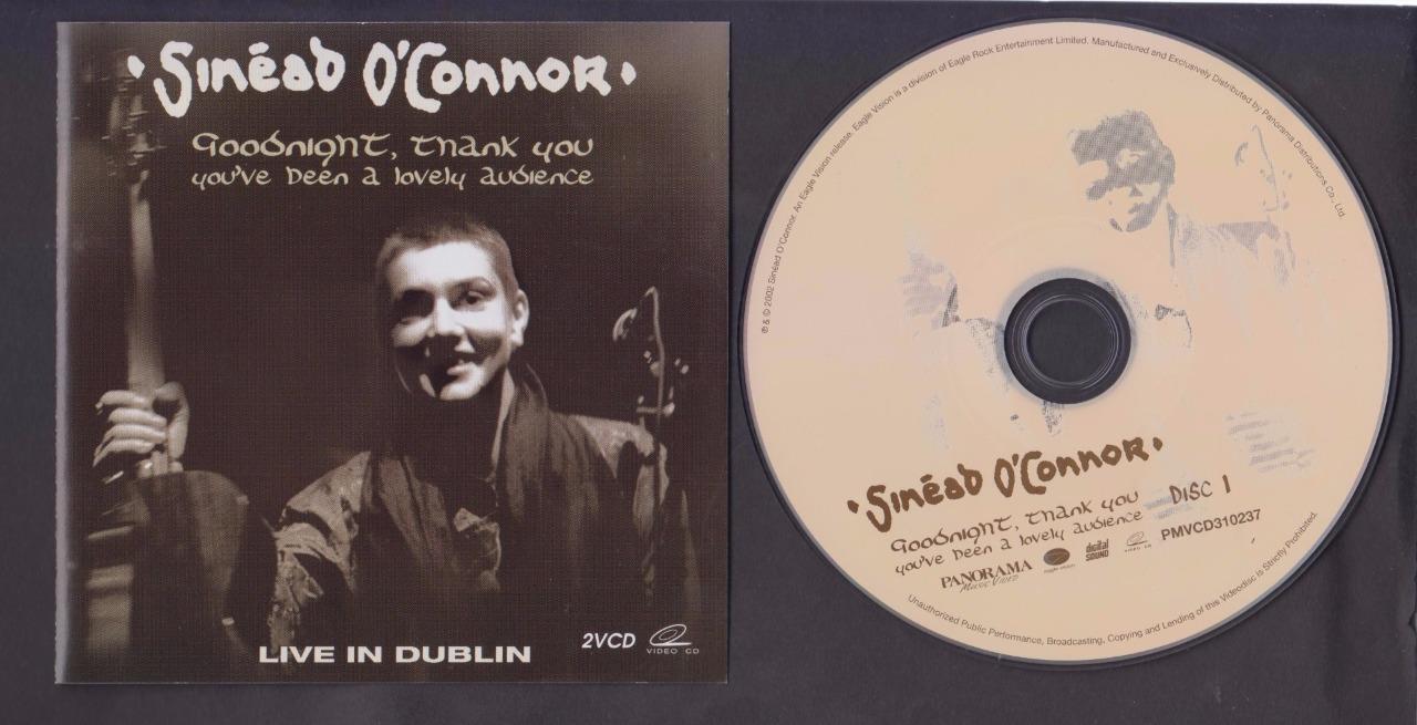 Sinead O'Connor Good Night Thank You Hong Kong 2x VCD FCS7041