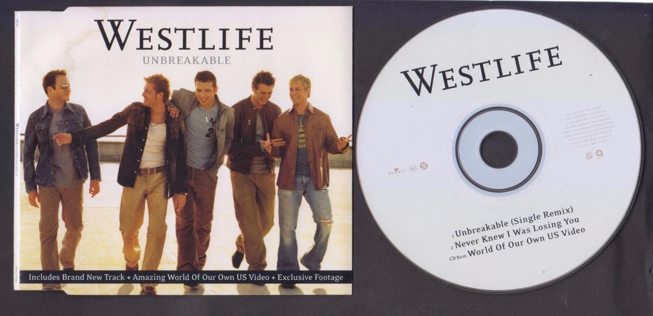 Westlife Unbreakable 2002 Made In EU CD FCS7028