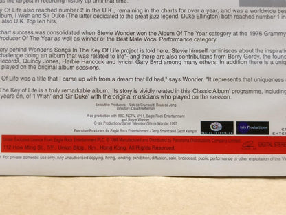 Stevie Wonder Songs In The Key Of Life 1999 Hong Kong Video CD 2x VCD FCS9589