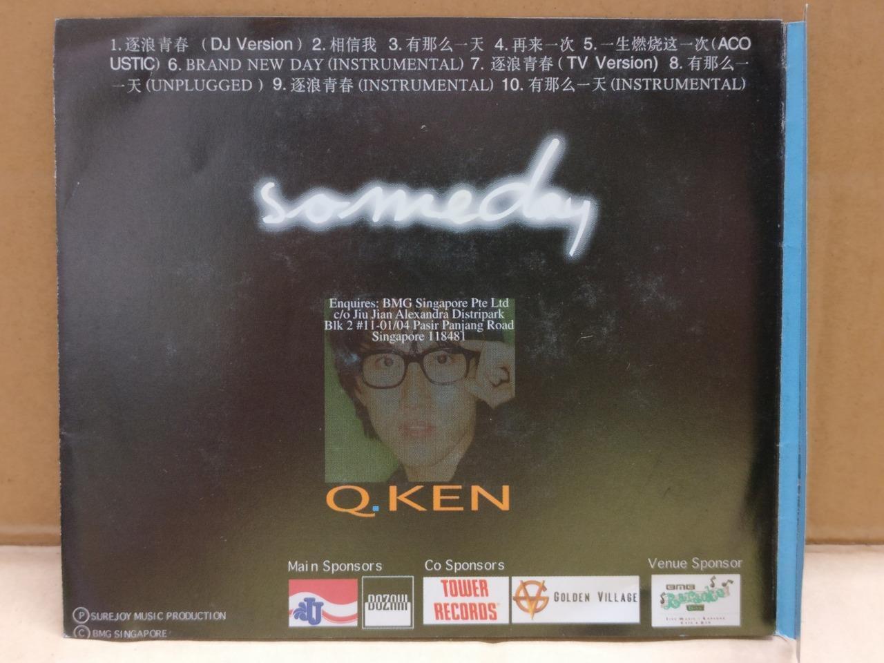 Rare Singapore Jiu Jian 久健 玖健 Someday 有那么一天 相信我 1996 Chinese CD FCS9758