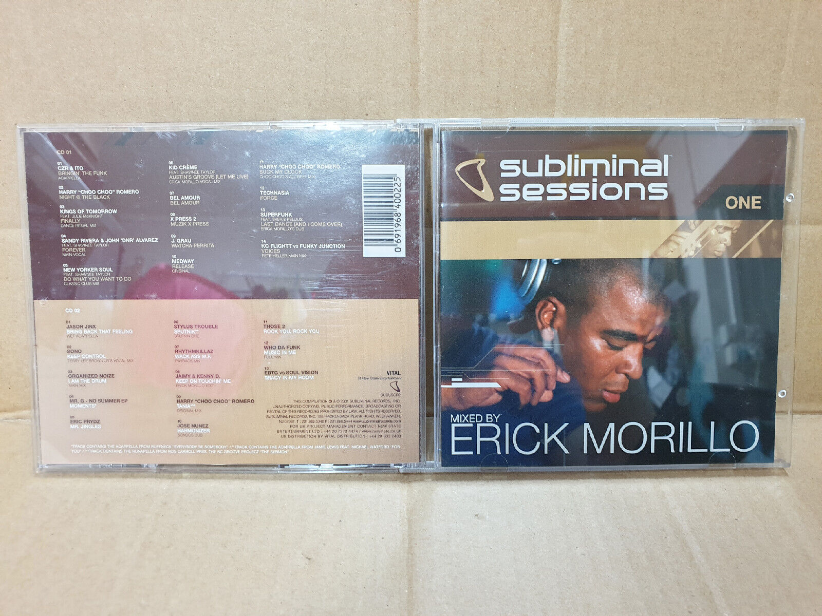 Subliminal Sessions Mixed By Erick Morillo English UK 2x CD (FCB2526)