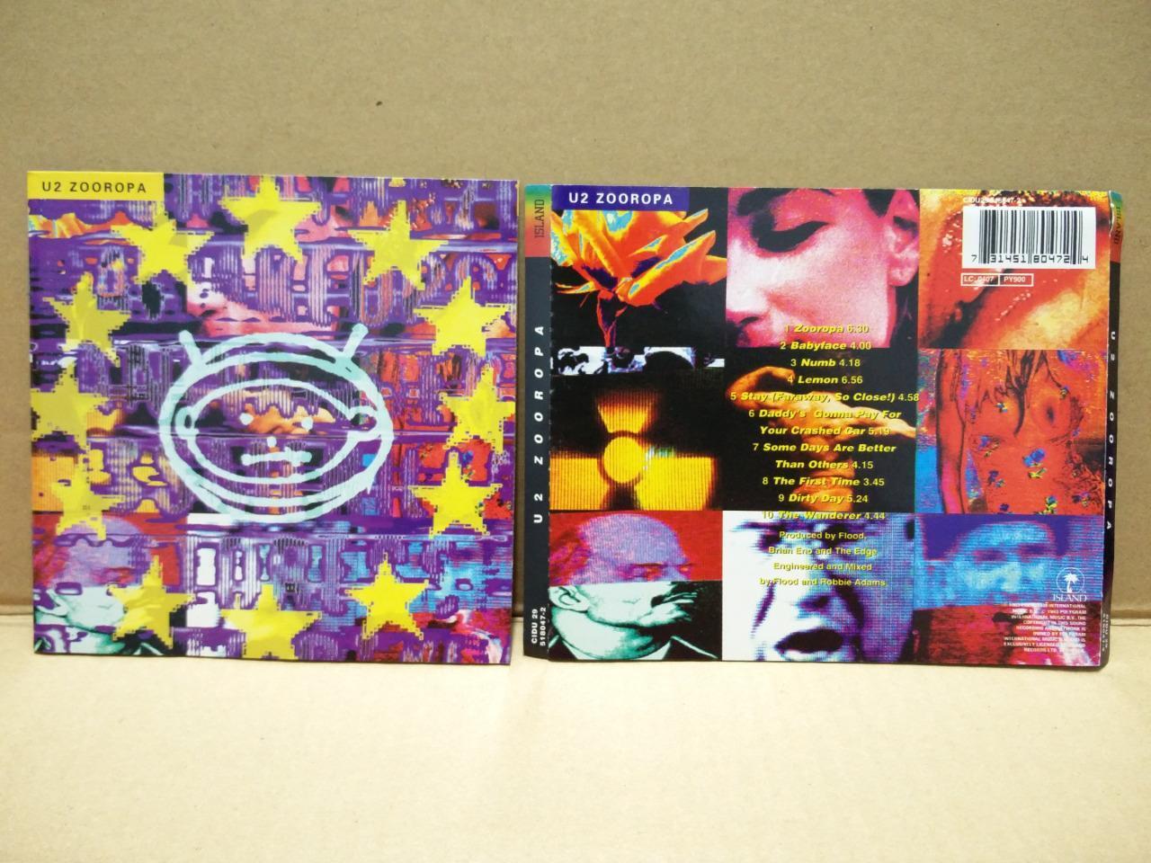 U2 Zooropa Babyface Numb Lemon 1993 UK CD FCS7640