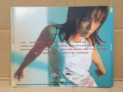 Rare Singapore Tanya Chua 蔡健雅 Luck 1999 Yellow Music Label English CD (FCS10520)