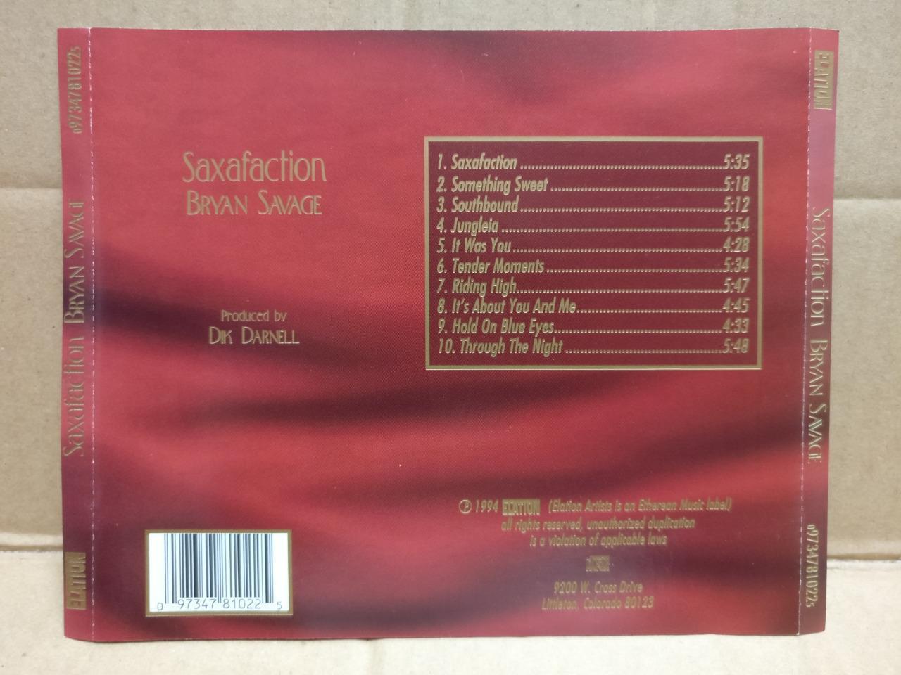 AMM Bryan Savage Saxafaction 1994 English CD FCS10042 (No Case)