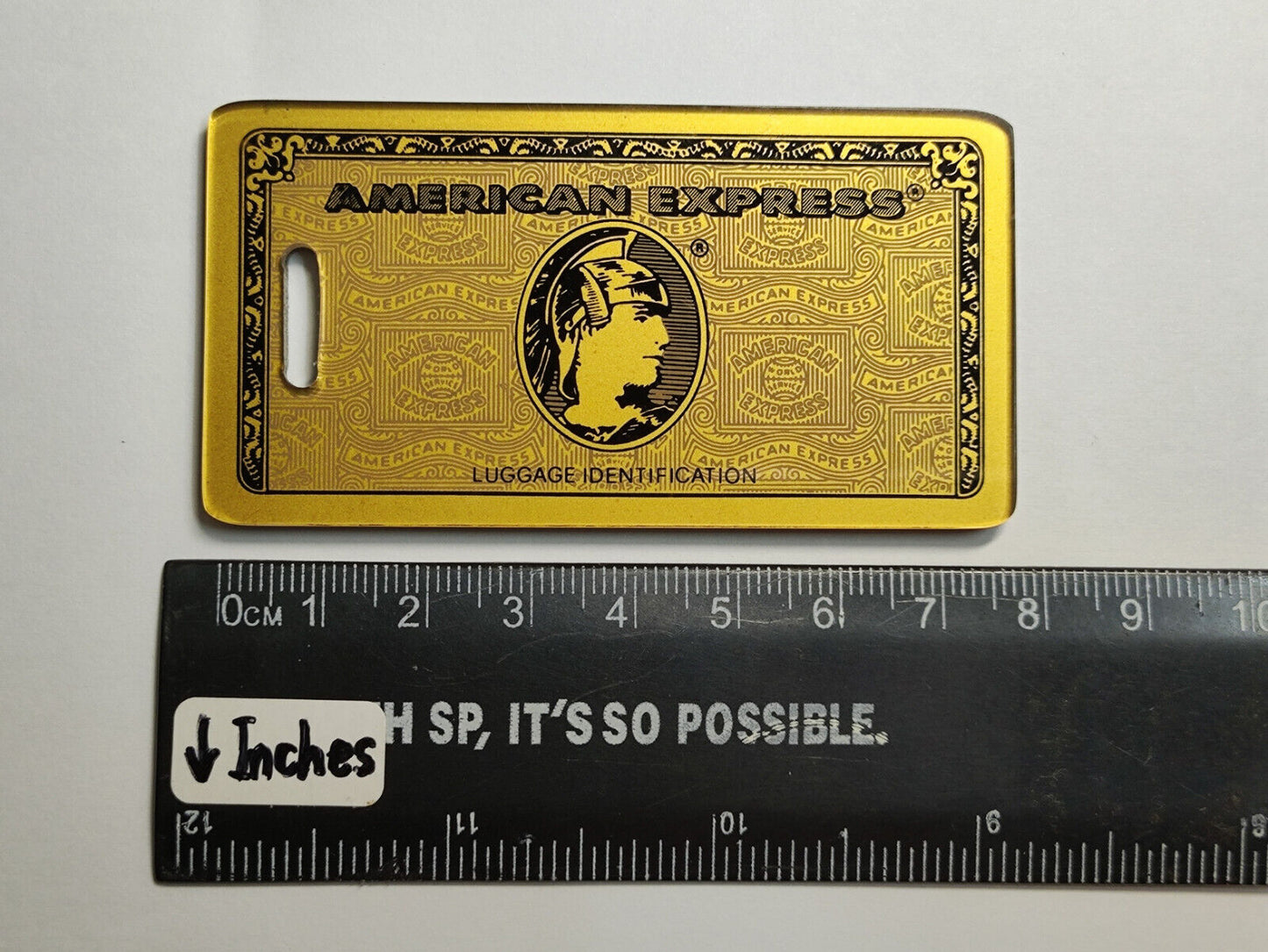 AMM68 VINTAGE KEYCHAIN KEYRING AMERICAN EXPRESS CREDIT CARD (JF090)