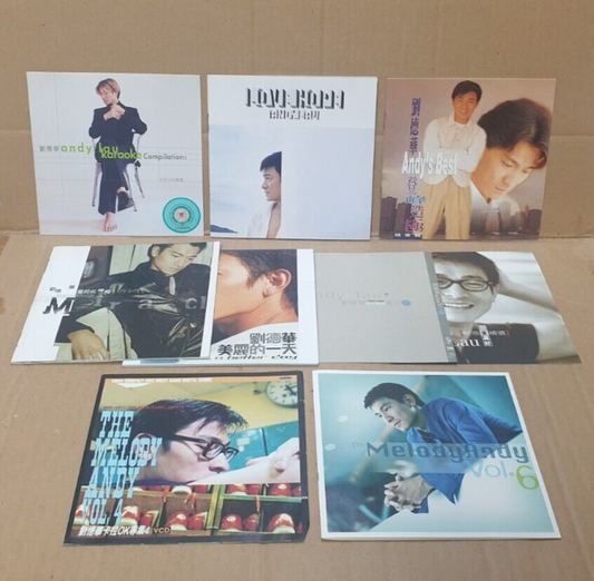 Andy Lau 刘德华 劉德華 Chinese 3xCD+2xVCD+ 2x(2xCD)+ 2x(2xVCD) Set Lot Of 9 FCS10350 L