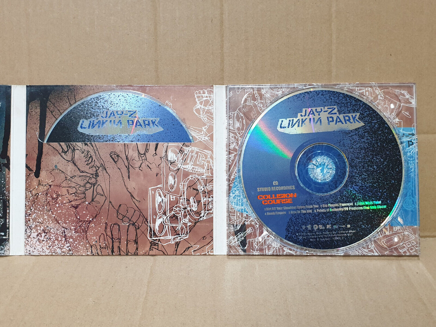 Jay-Z Linkin Park Collision Course 2004 English Singapore CD + DVD (FCB2506)