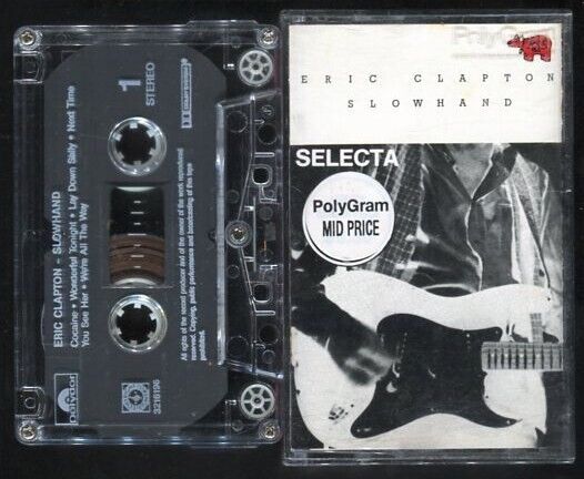 Eric Clapton Rare Phonogram Singapore Cassette CS015