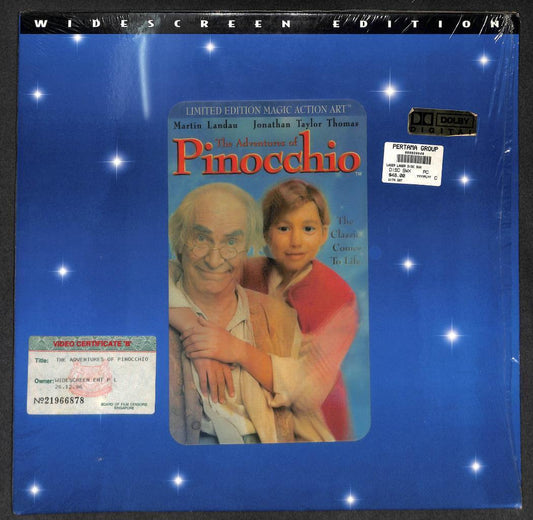 Movie The Adventures Of Pinocchio Martin Landau G/F Rare Japan Laserdisc LD1438a