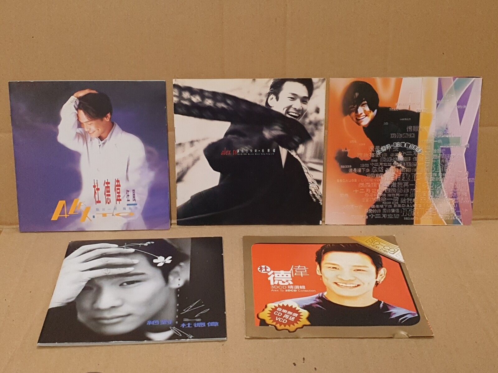 Hong Kong Alex To 杜德伟 杜德偉 4x CD + 1x 3DCD Set Lot Of 5 (FCS10333) G