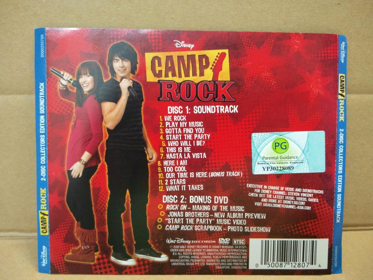 Disney Camp Rock Collectors Edition OST 2008 Singapore CD + DVD FCS8353