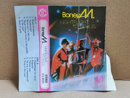 AMM68 BONEY M NIGHT FLIGHT TO VENUS RASPUTIN ENGLISH SINGAPORE CASSETTE (CS2285)