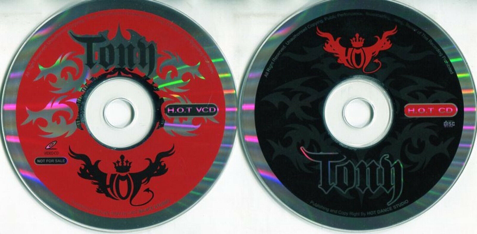 TONY Hot Dance Studio Go Hot Hip Hop Dance CD + Bonus VCD Video CD FCS644