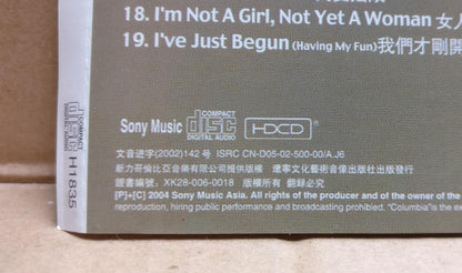 Britney Spears My Prerogative 2004 Rare China 24Bit Gold English CD FCS9909